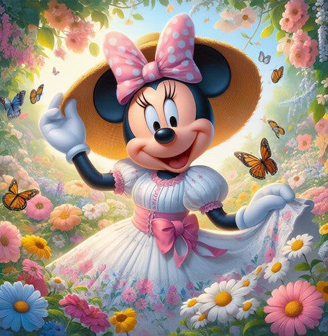 (9 stuks 30x30cm) Volledige ronde diamantschildersets - Cartoon(Stuur voordelen)