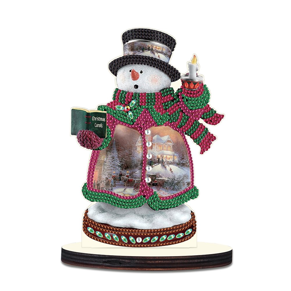 Diamond Painting Diy Craft Knutsel Ornament Sneeuwpop