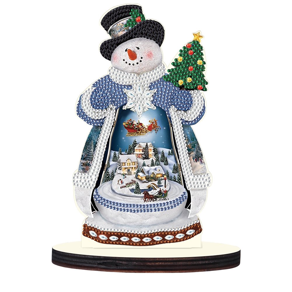 Diamond Painting Diy Craft Knutsel Ornament Sneeuwpop
