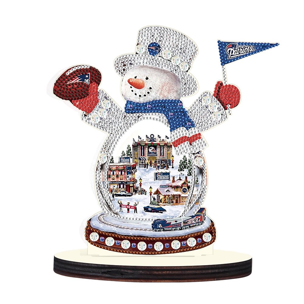 Diamond Painting Diy Craft Knutsel Ornament Sneeuwpop