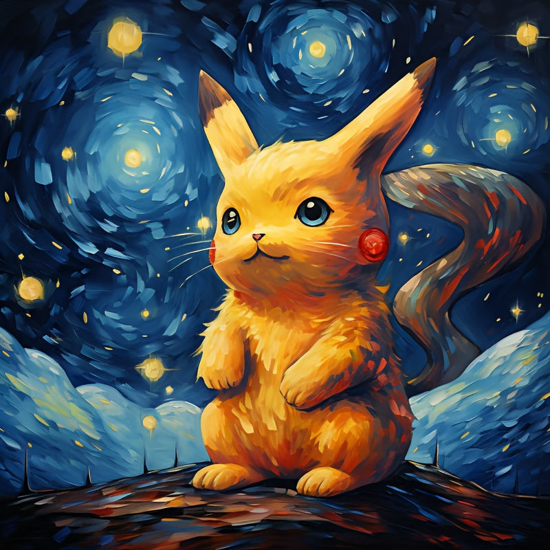 (4 stuks 30x30cm) Volledige ronde diamantschildersets - Cartoon(Stuur voordelen)