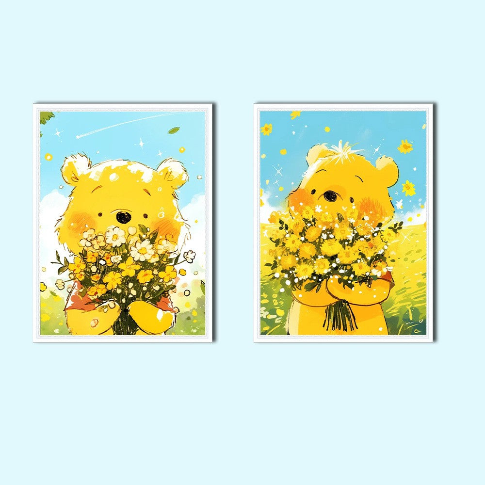 Canvas painting 8 piece set -Cartoon(30x30cm )