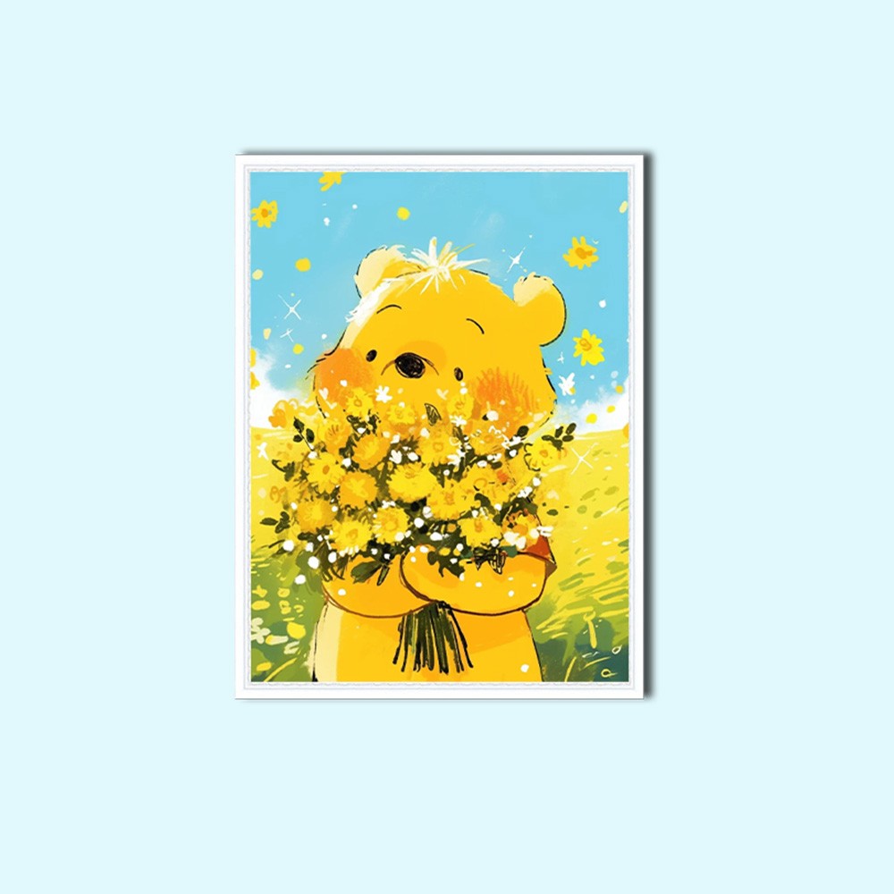 Canvas painting 8 piece set -Cartoon(30x30cm )