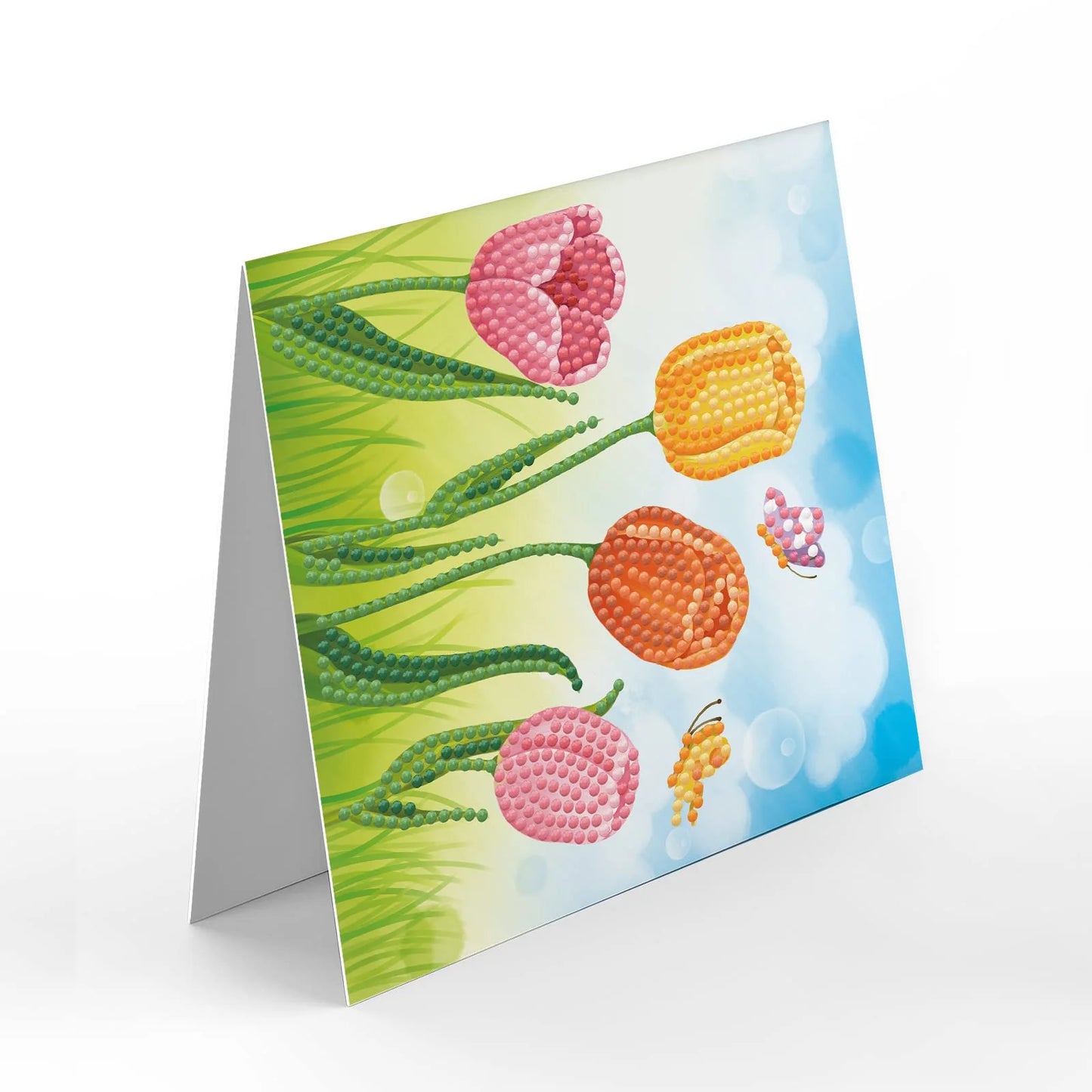 Diamond Painting Wenskaart | Bloemen (Set Van 8)