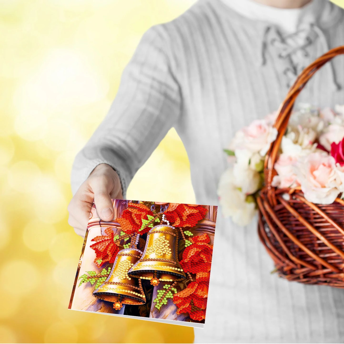 Diamond Painting Wenskaart | Kerstmis (Set Van 12)