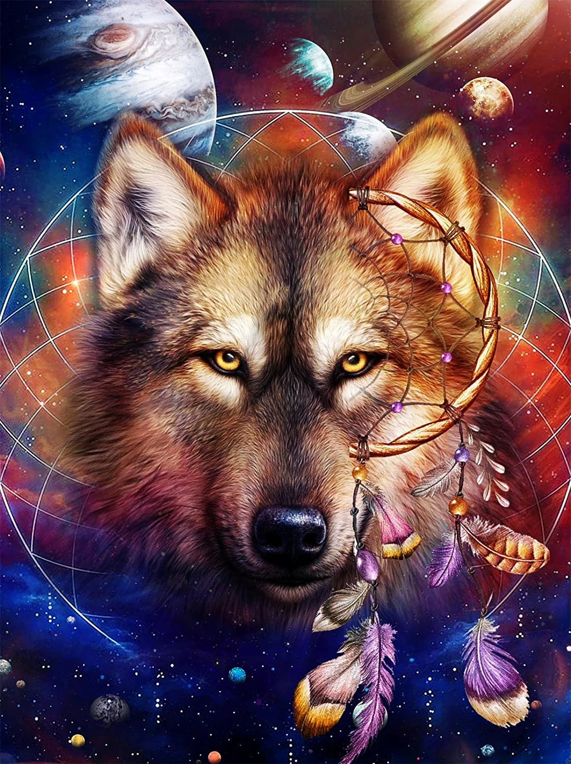 Abstracte Wolf Dromenvanger