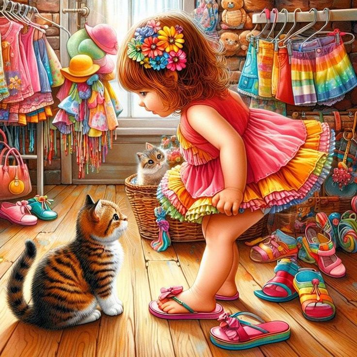Meisje En Kat