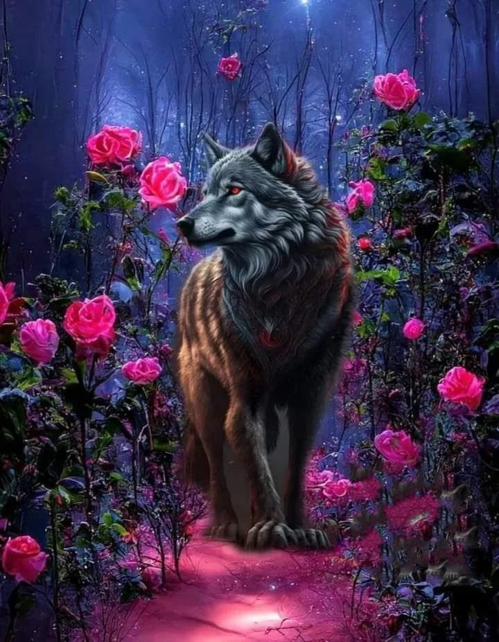 Wolven In De Bloemen