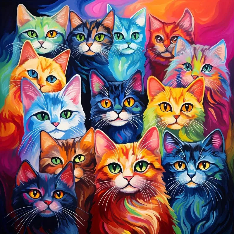 Veel katten