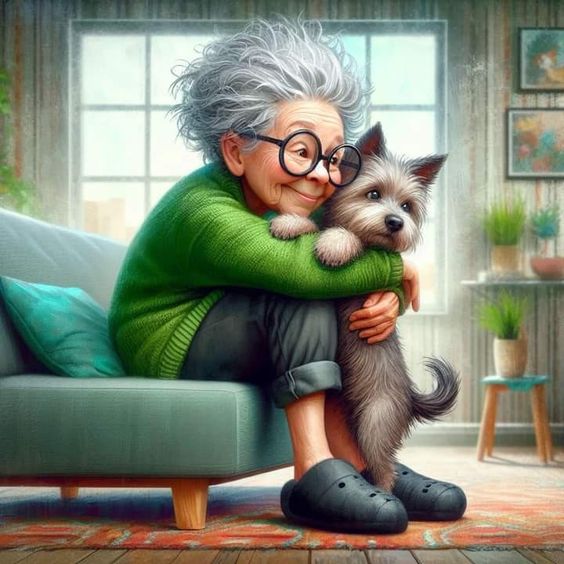 Vrouw En Hond