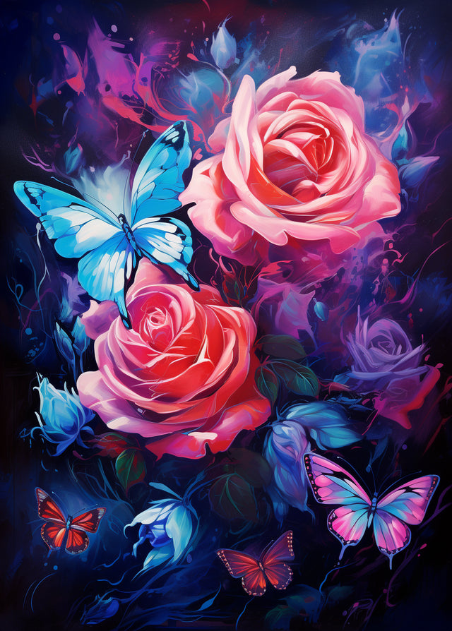 Bloemen En Vlinders