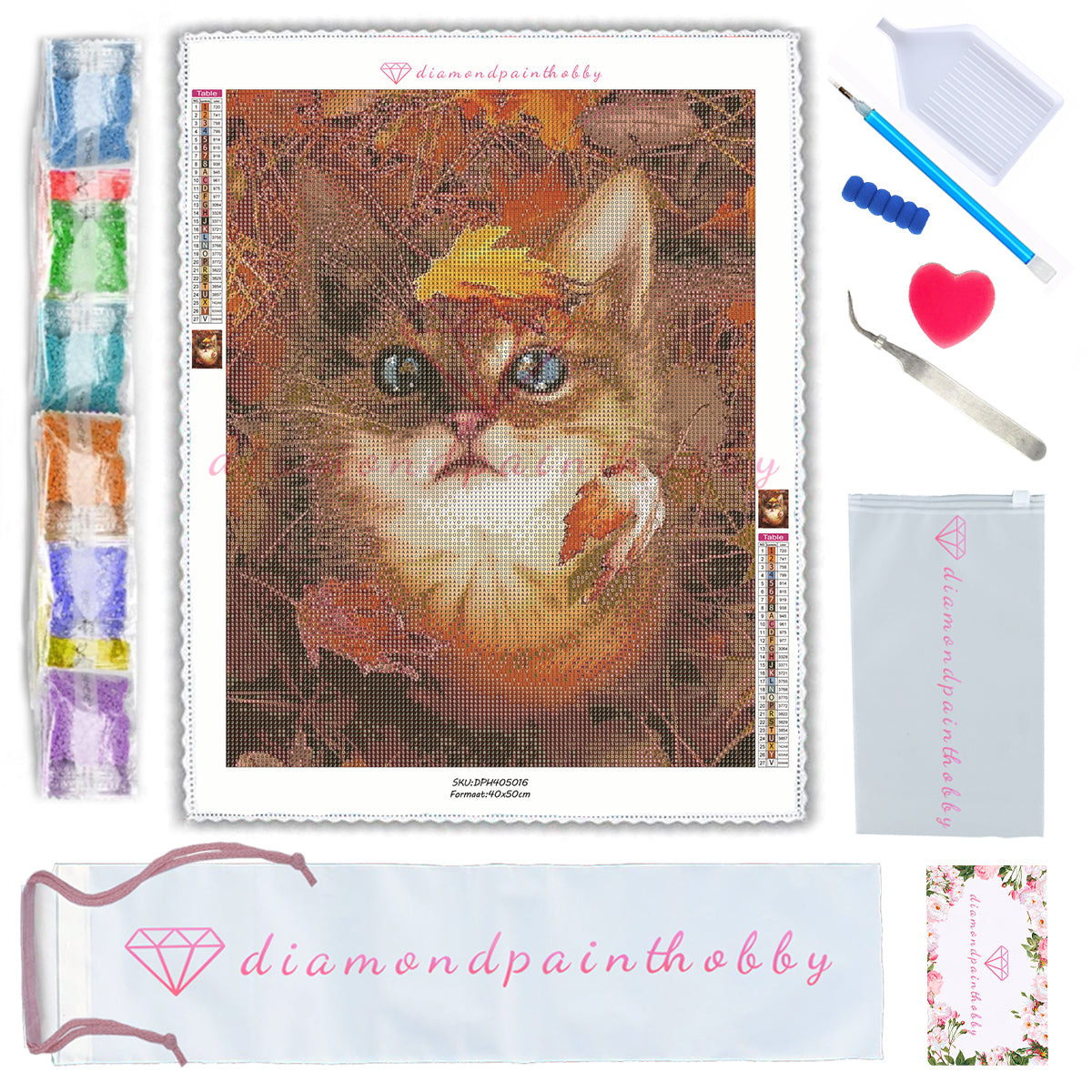 GEVALLEN BLADEREN EN KAT