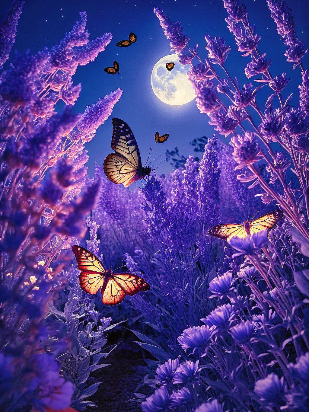 Diamond Painting Vlinder met Bloemen kopen? | GRATIS verzending