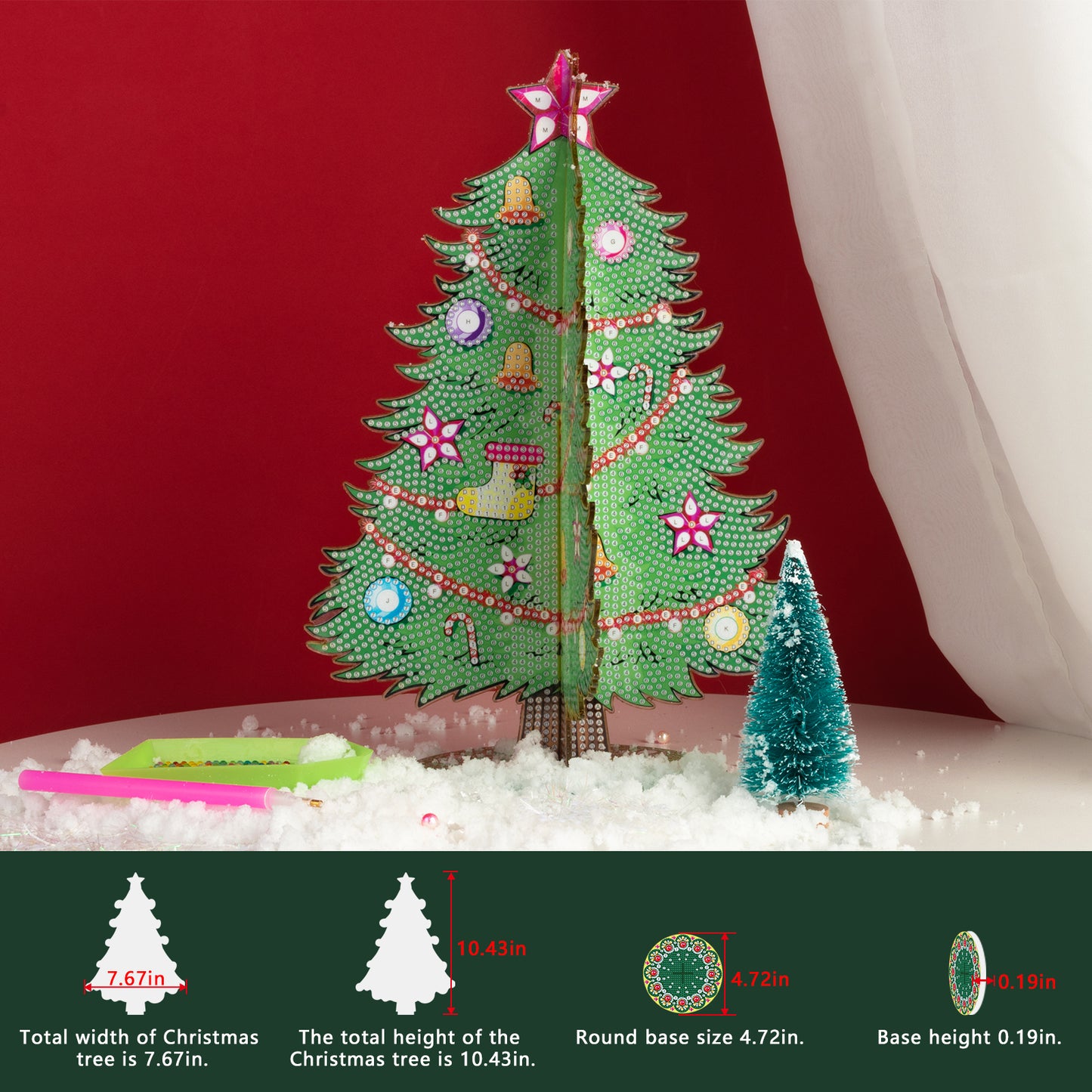 DIAMOND PAINTING KERSTBOOM