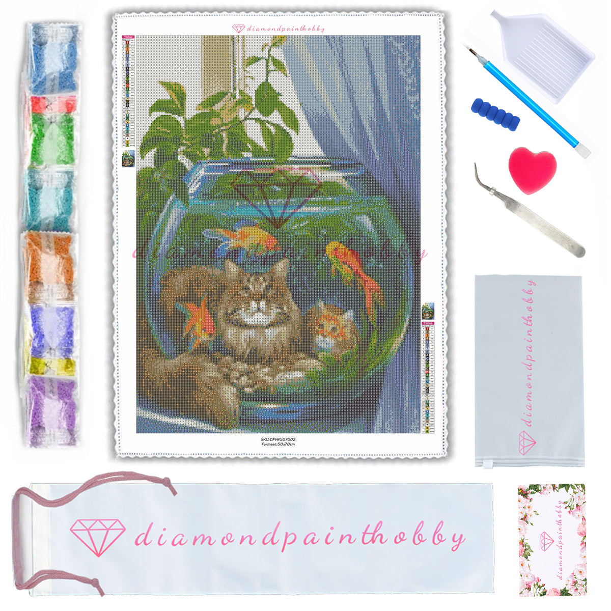 KATTEN- EN VISSENTANK