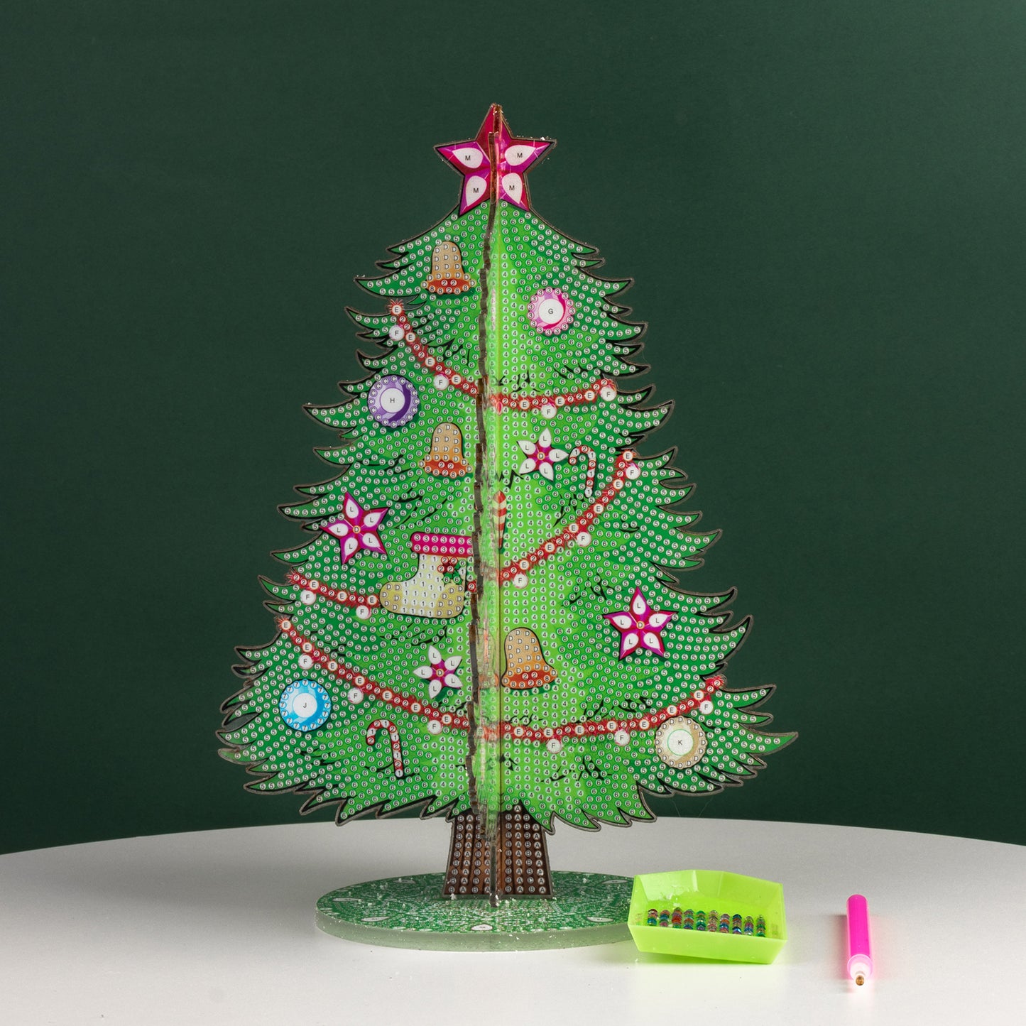 DIAMOND PAINTING KERSTBOOM