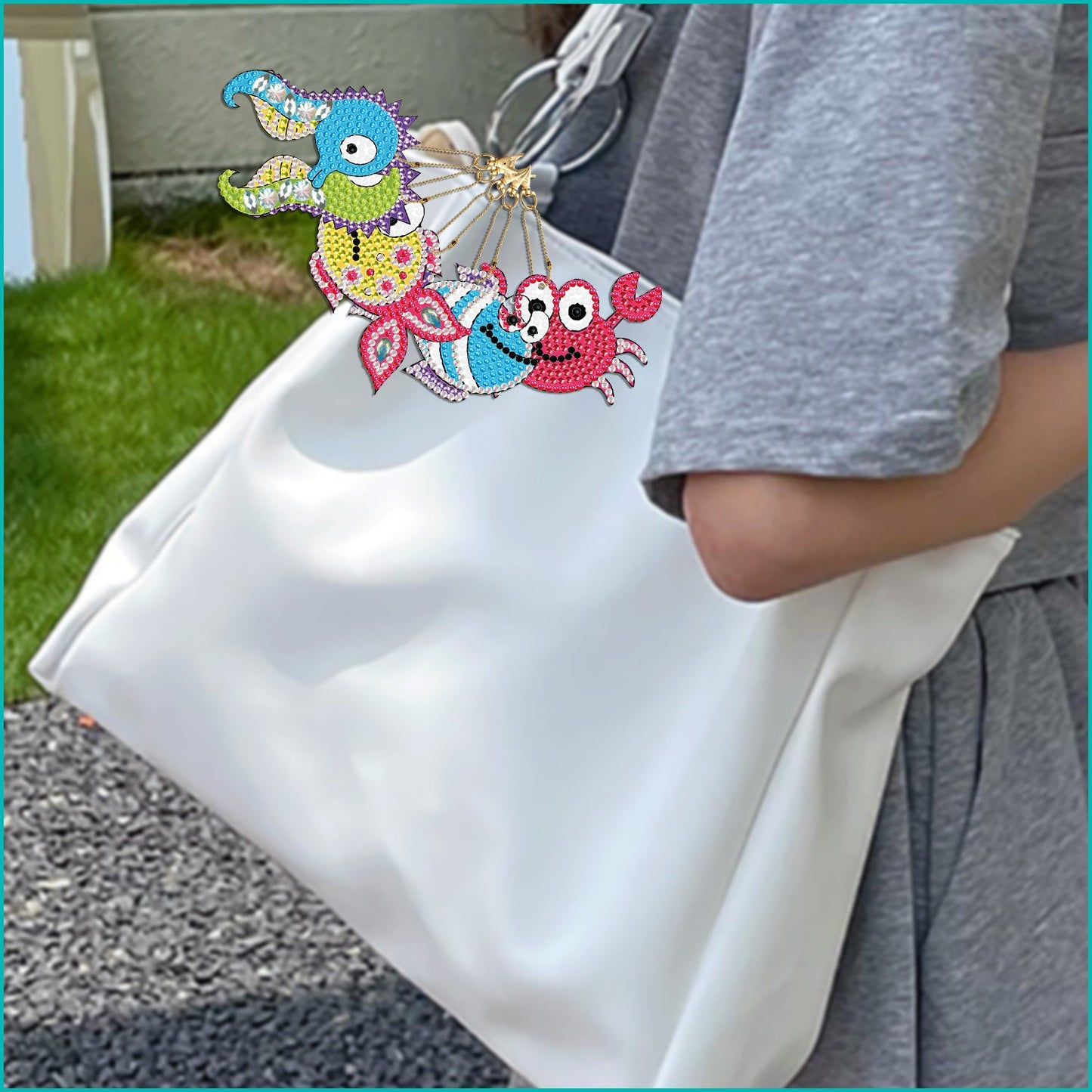 Set van vijf | Vis | Sleutelhanger