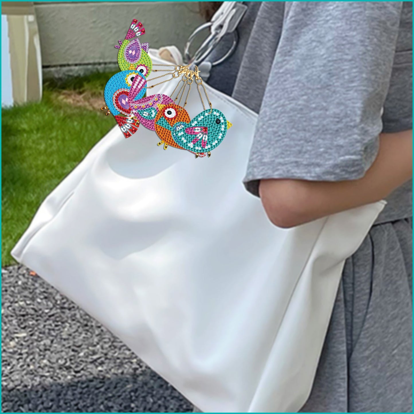 Set van vijf | Vlinder | Sleutelhanger