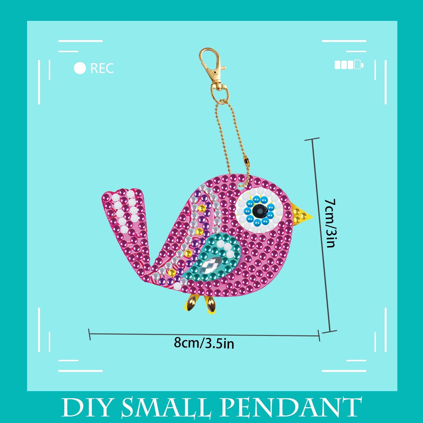 Set van vijf | Vlinder | Sleutelhanger