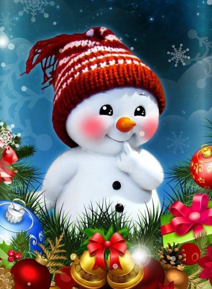 DIAMOND PAINTING | KERSTMIS SNEEUWMAN