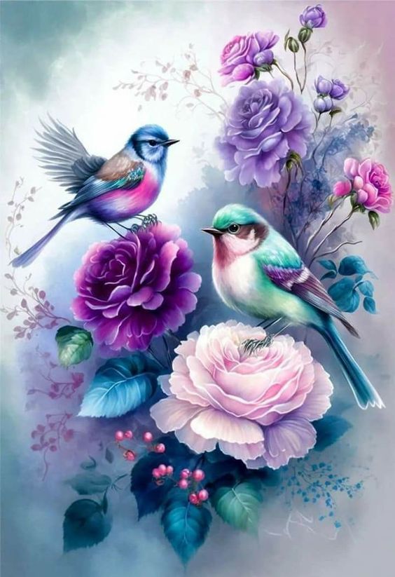 Bloemen En Vogels