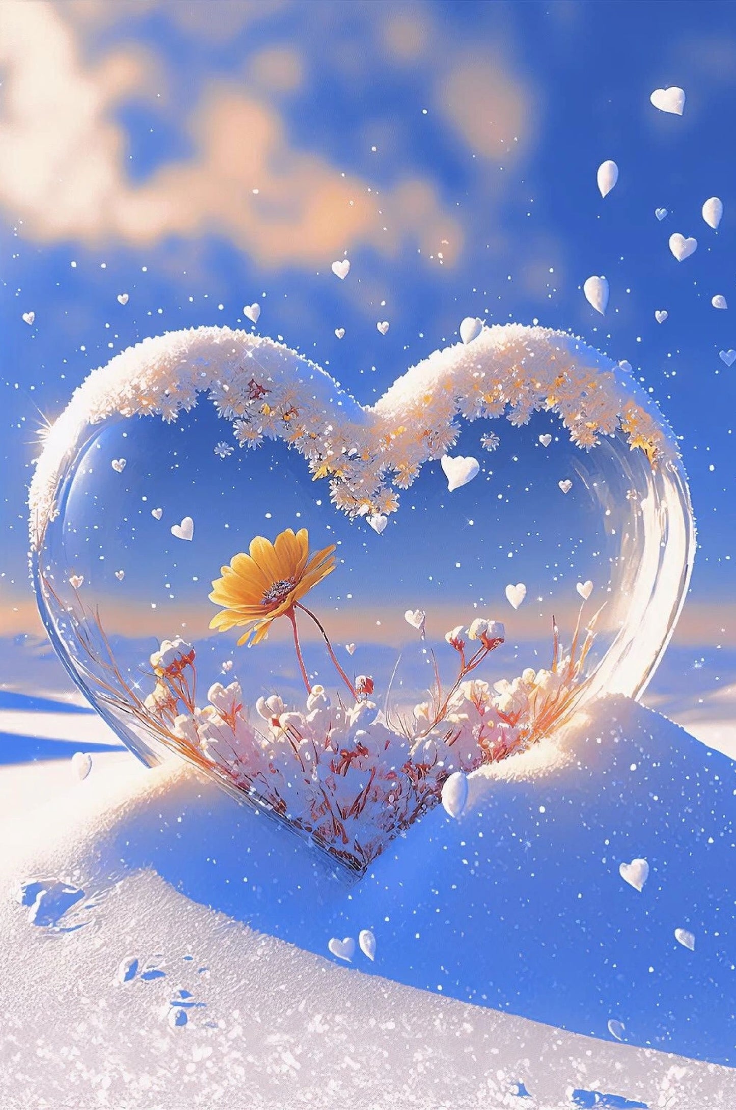 Besneeuwde Liefdesroos