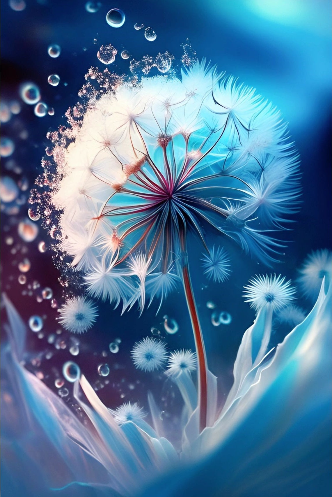 Abstracte Paardenbloem