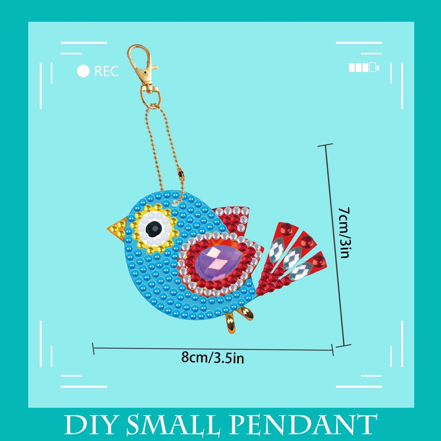 Set van vijf | Vlinder | Sleutelhanger