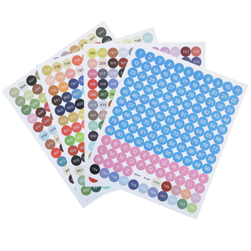 STICKER MET DIAMANTEN ETIKET