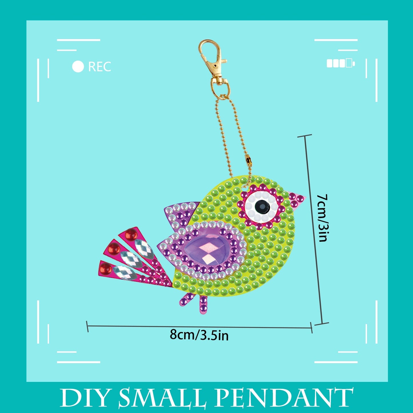 Set van vijf | Vlinder | Sleutelhanger