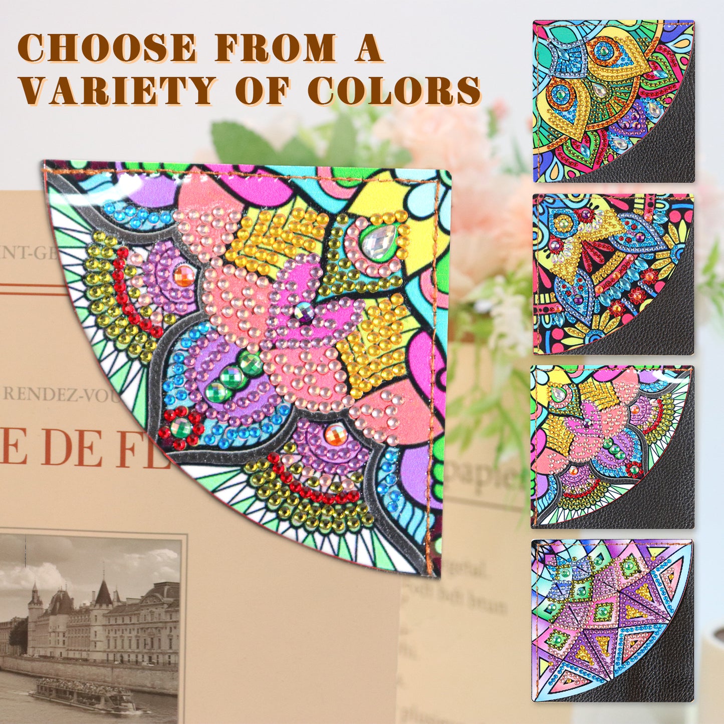 Diamond Paintings Bladwijzers (Set Van 4)