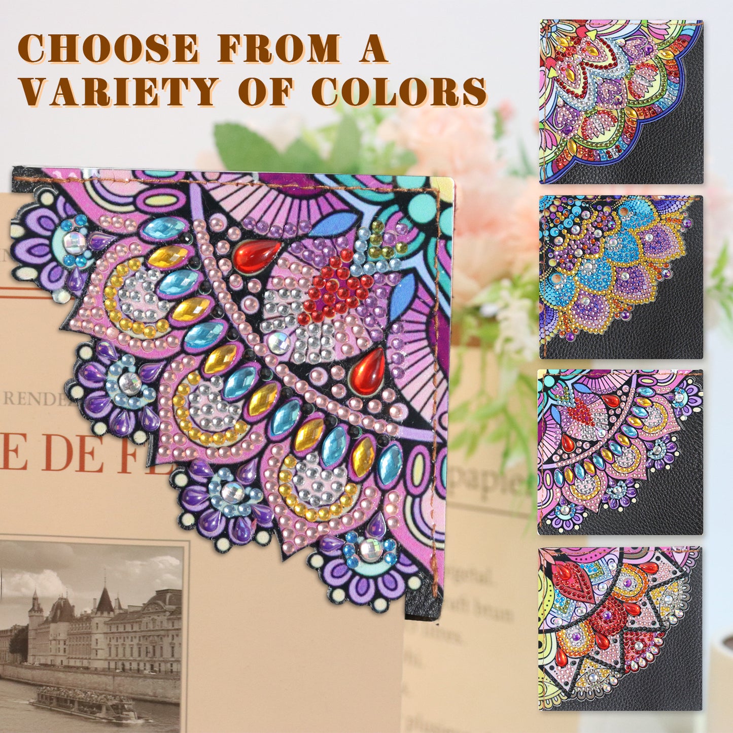 Diamond Paintings Bladwijzers (Set Van 4)