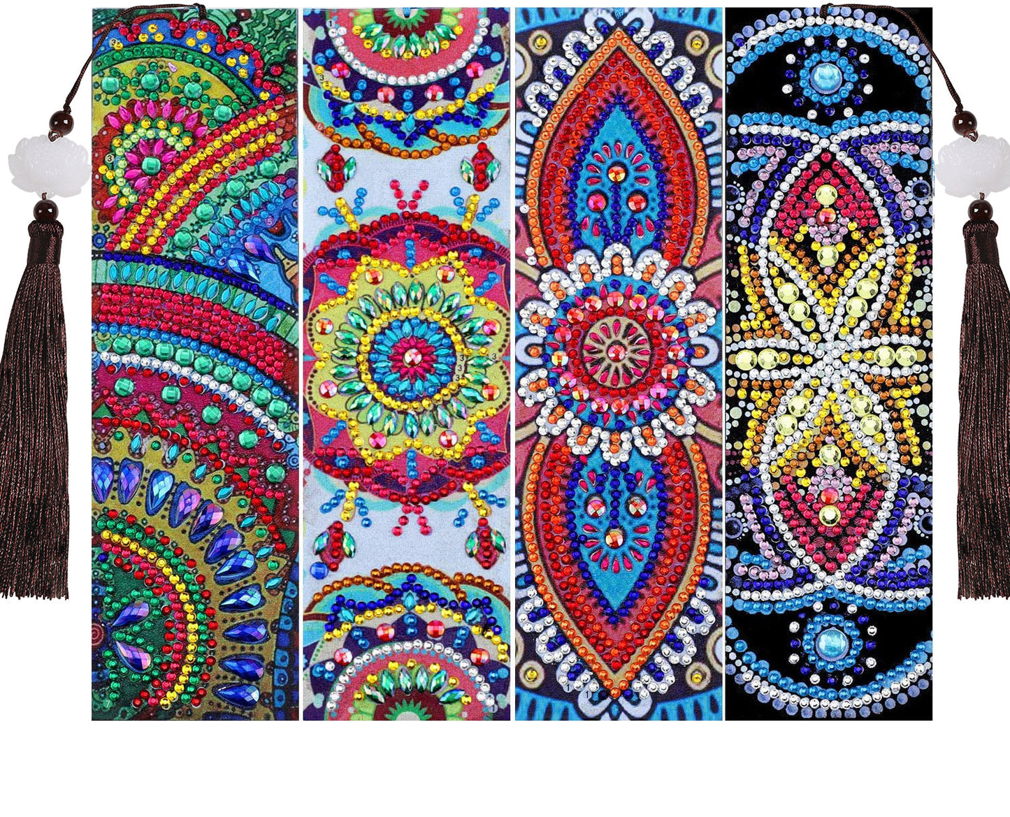 DIAMOND PAINTING BOOKMARK | MANDALA (4PCS/SET)