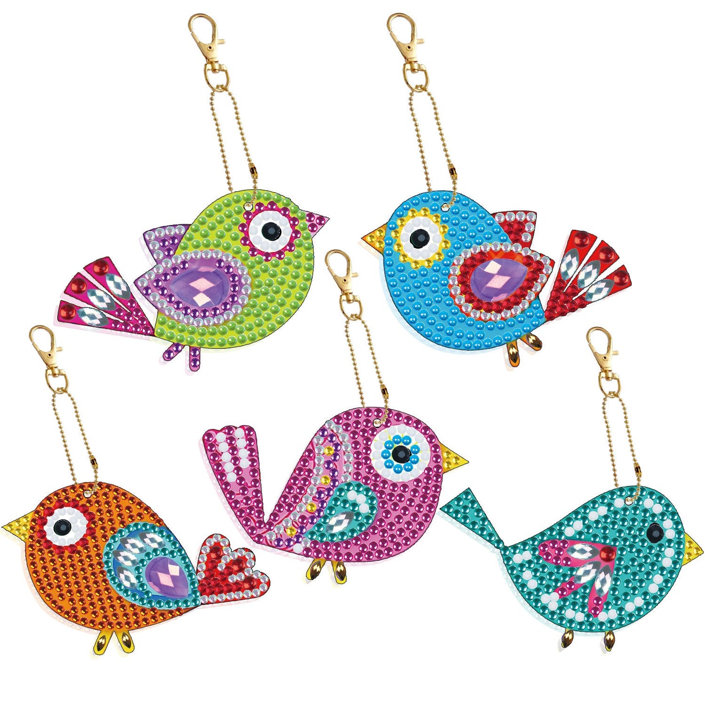 Set van vijf | Vlinder | Sleutelhanger