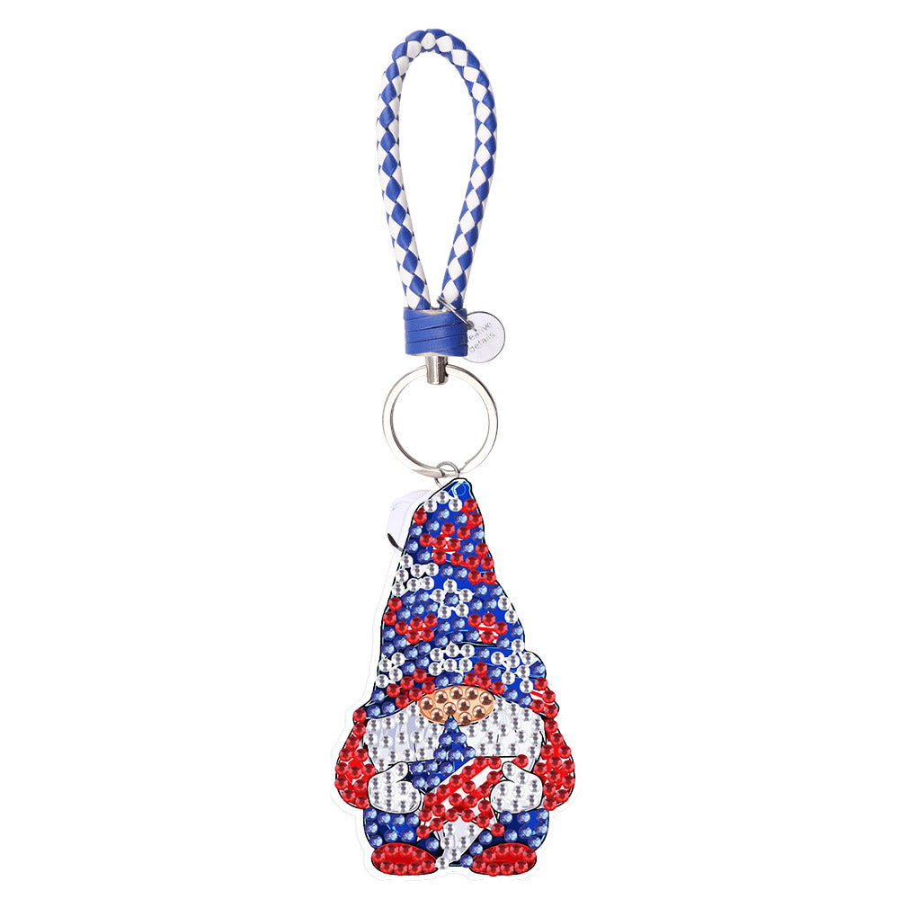 DIAMOND PAINTING KERSTMIS SLEUTELHANGER