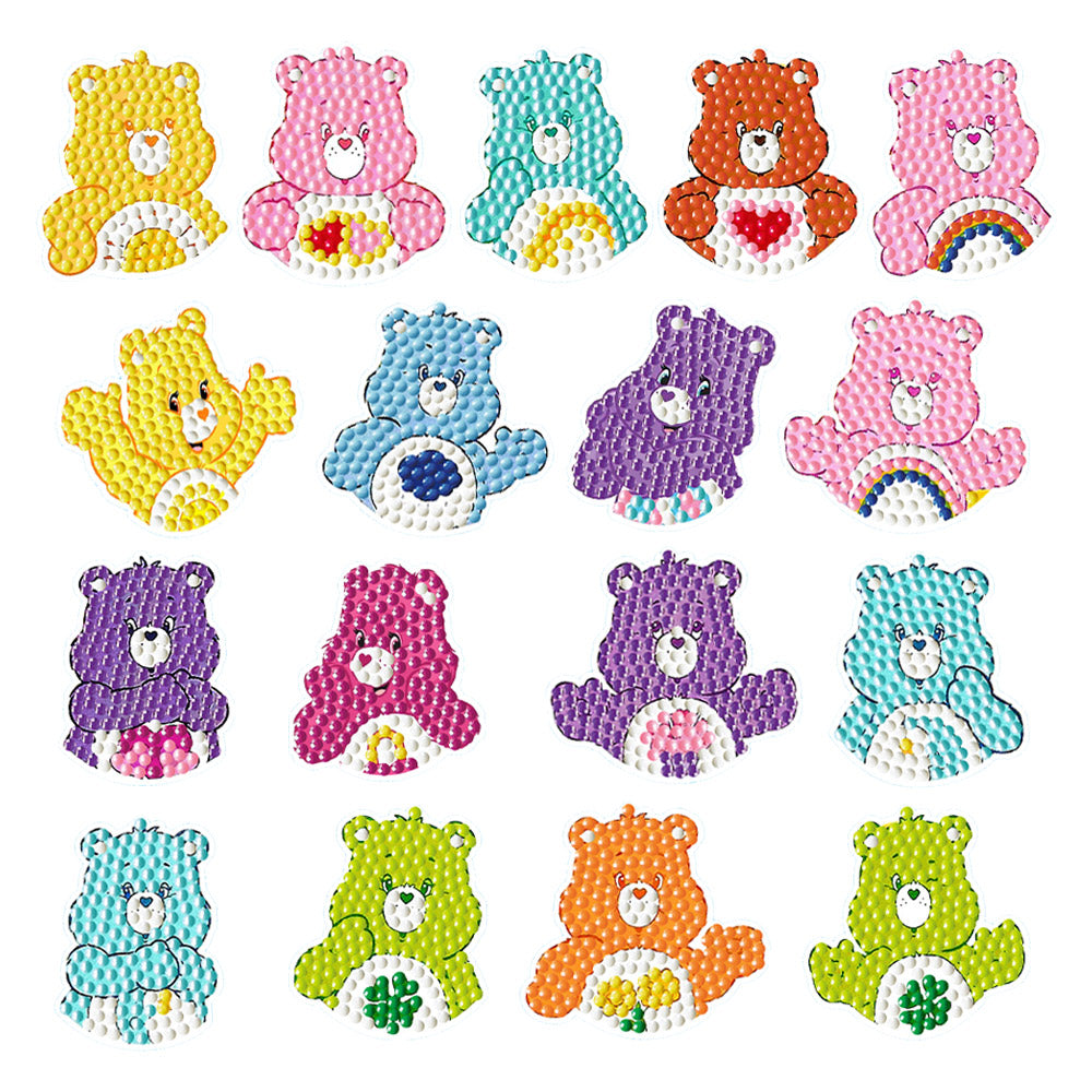 DIAMOND PAINTING TROETELBEER STICKER (17 PCS/SET)