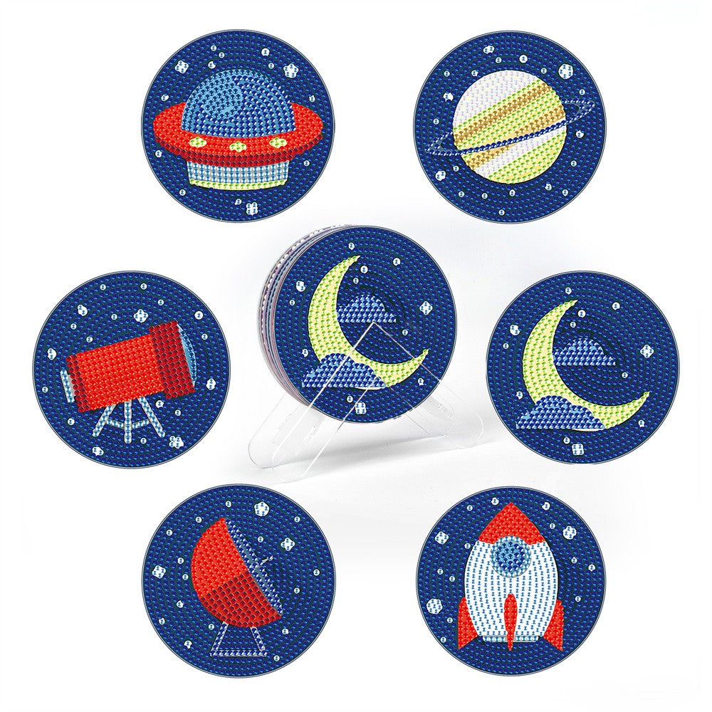 DIAMOND PAINTING ONDERZETTERS (SET VAN 6)