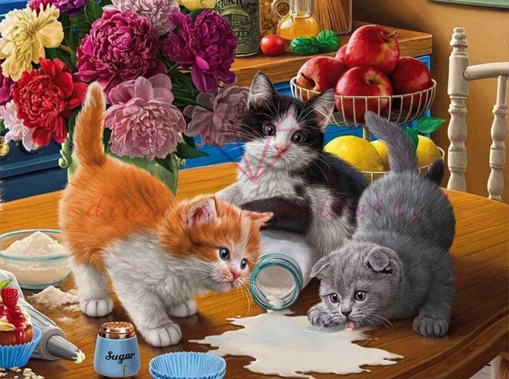 KAT DRINKT MELK