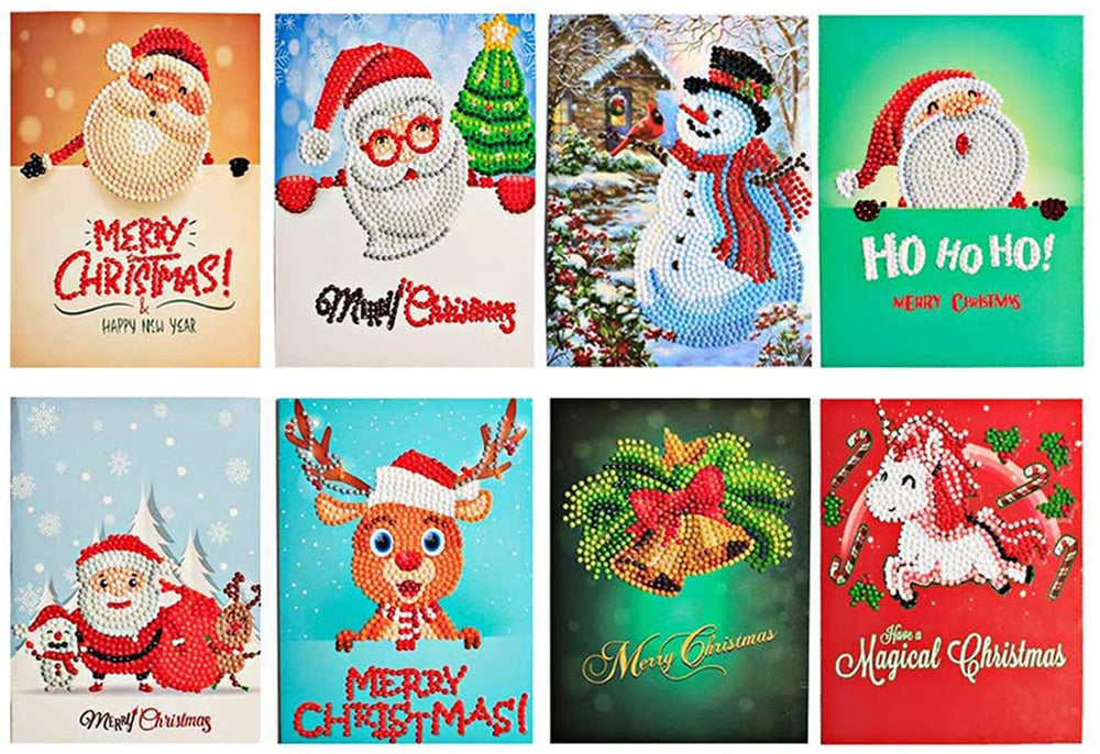 8 stuks | Gevormde boren | Wenskaarten