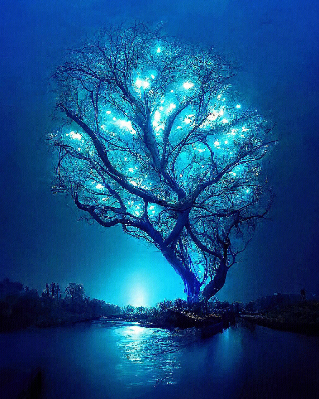 FLUORESCERENDE BOMEN