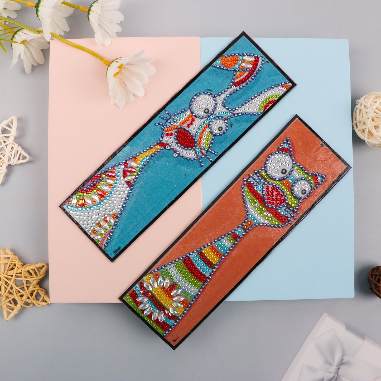 DIAMOND PAINTING BOOKMARK | RABBIT(2PCS/SET)