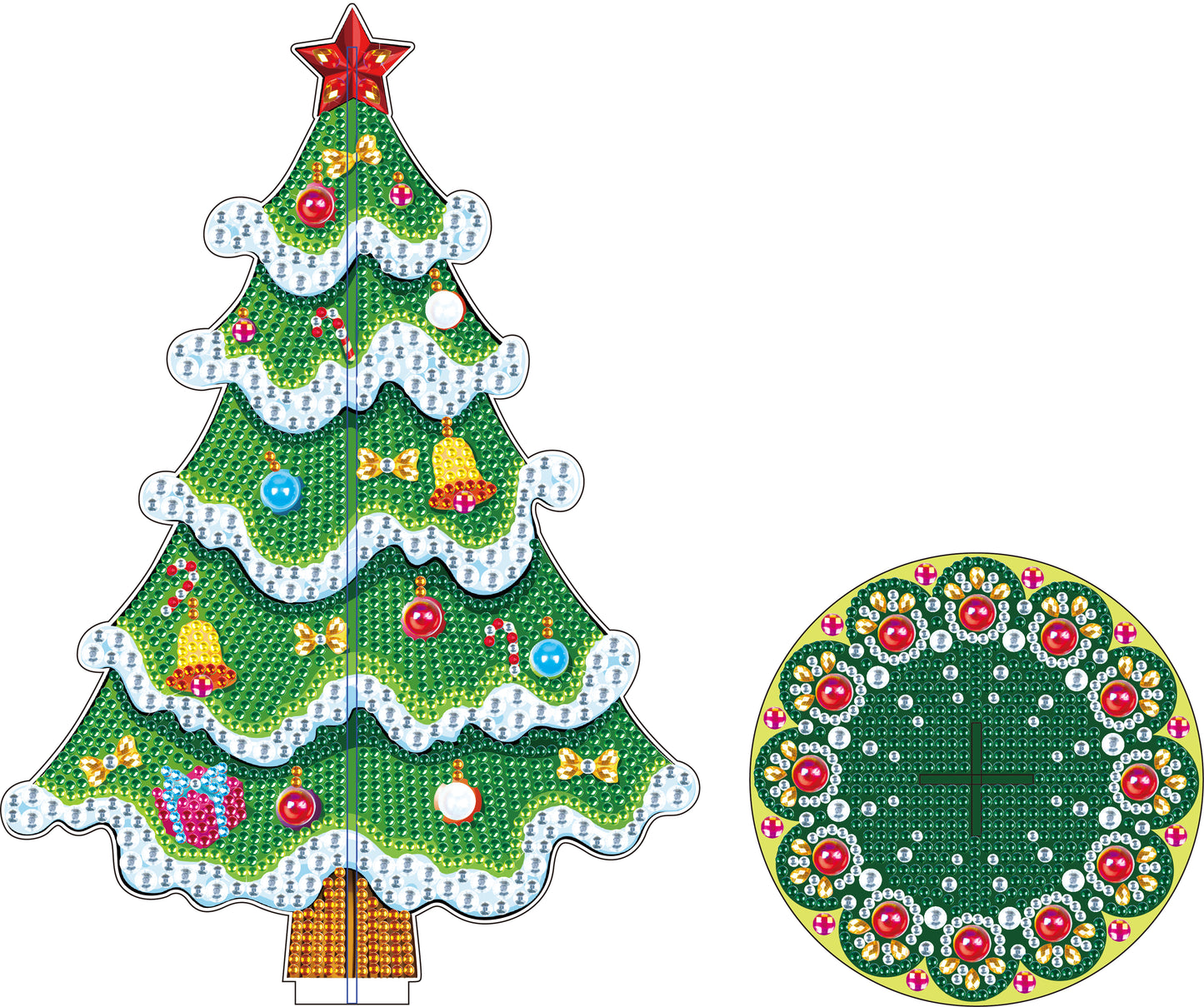 DIAMOND PAINTING KERSTBOOM