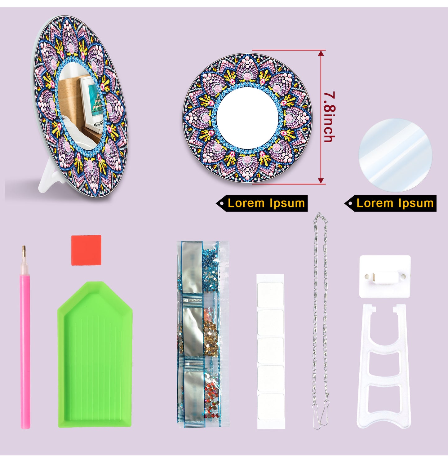 DIAMOND PAINTING SPIEGEL