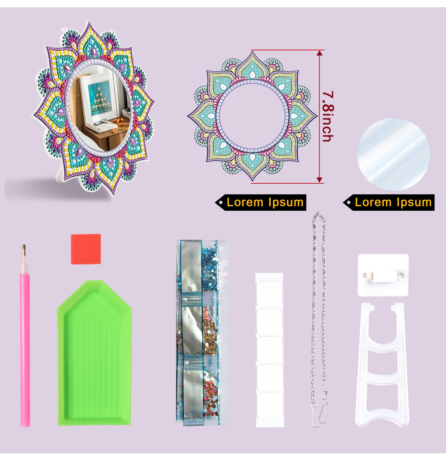 DIAMOND PAINTING SPIEGEL