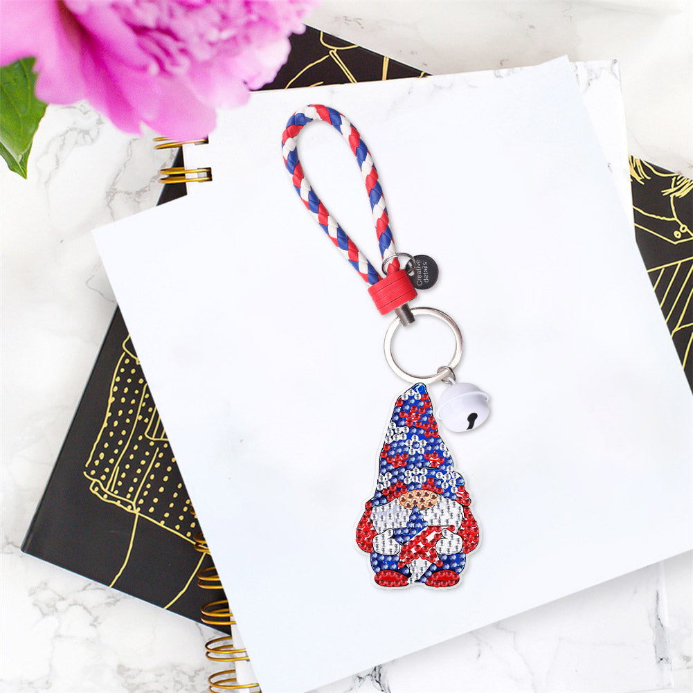 DIAMOND PAINTING KERSTMIS SLEUTELHANGER