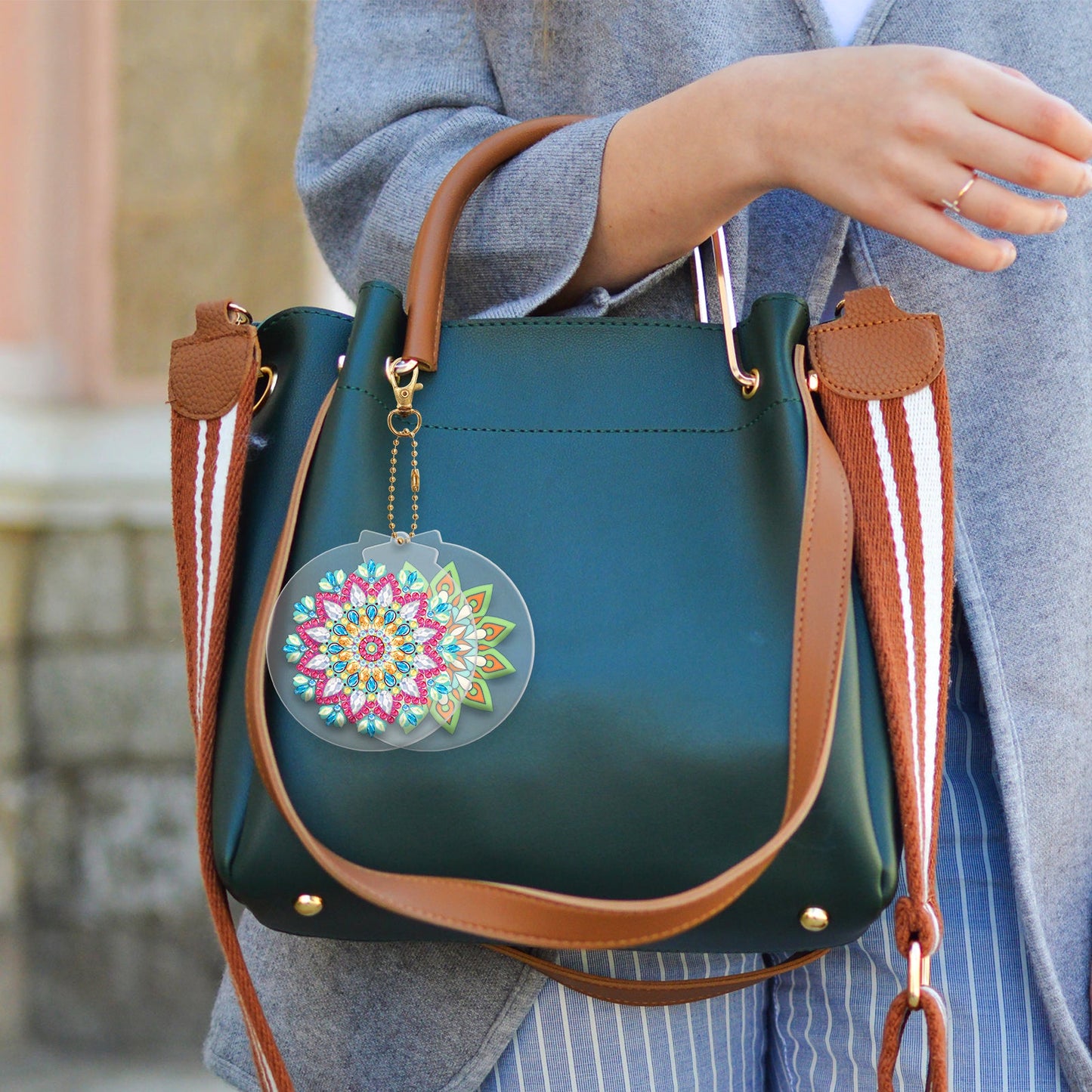 Tweedelig | Mandala | Sleutelhanger