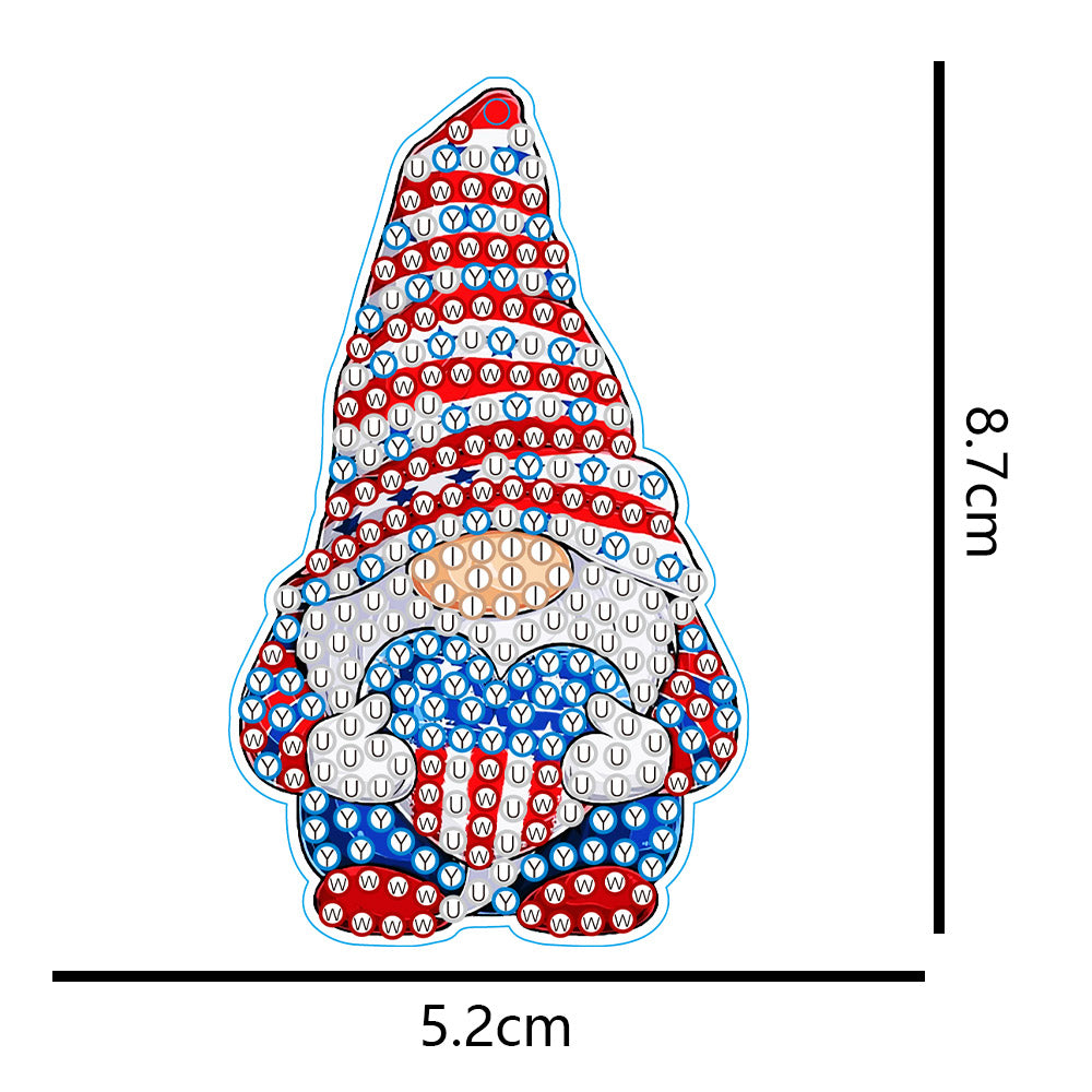 DIAMOND PAINTING KERSTMIS SLEUTELHANGER
