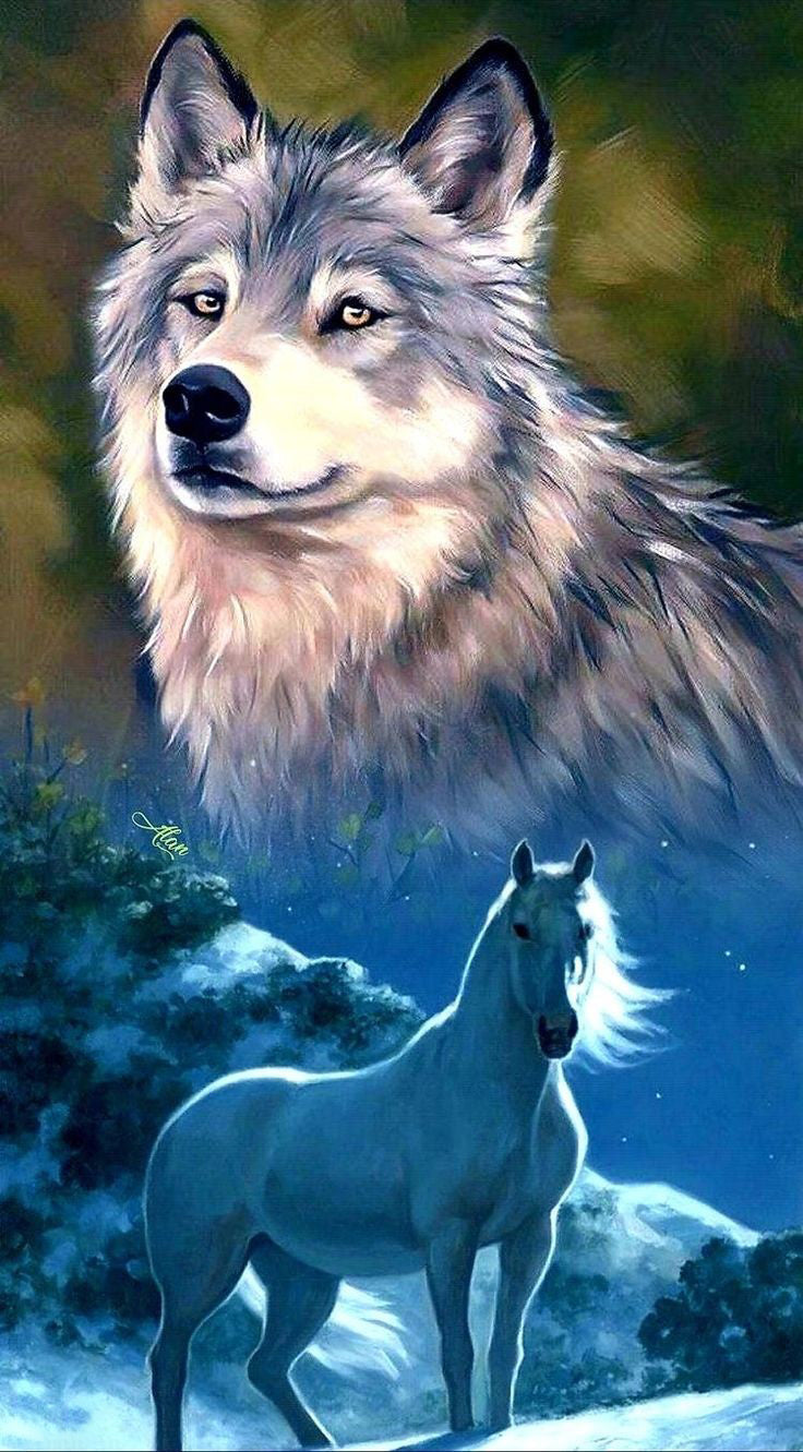 DE WOLF EN HET PAARD