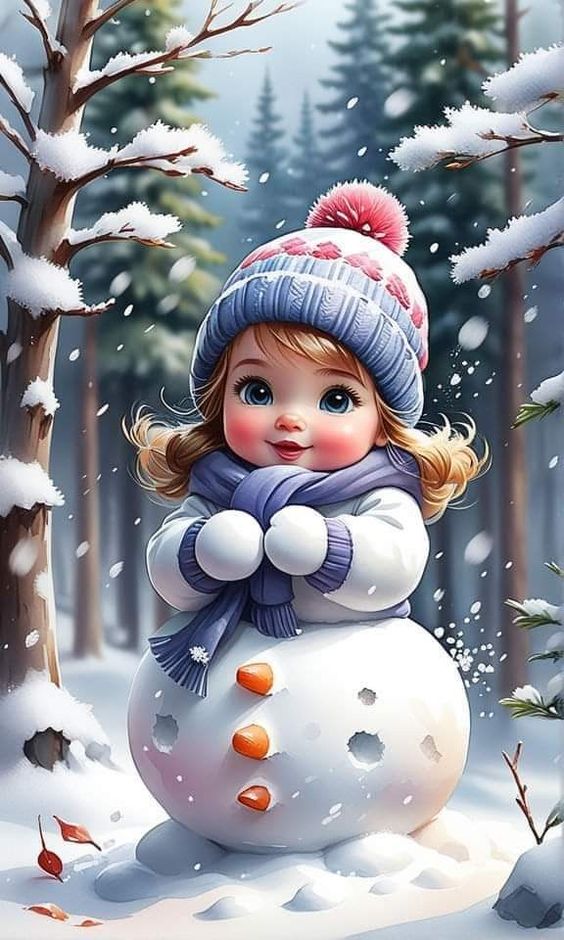 Sneeuwpop Meisje