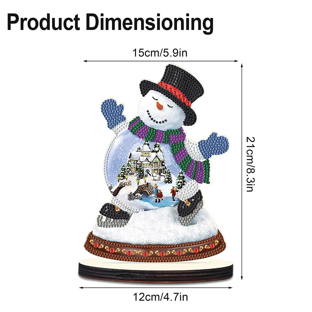 Diamond Painting Diy Craft Knutsel Ornament Sneeuwpop